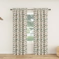 thumbnail image 3 of No. 918 Magdalena Butterfly Print Room Darkening Rod Pocket Curtain Panel, 54"x84", Blue, 3 of 5