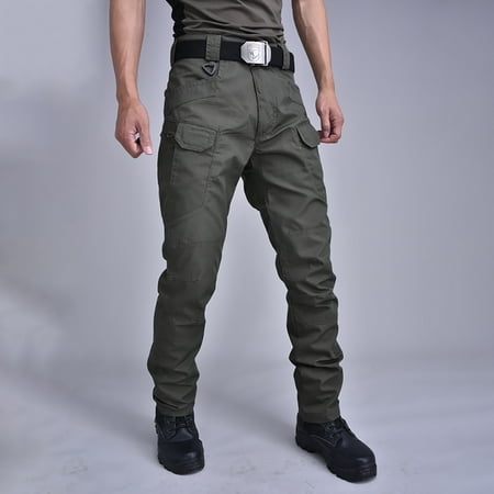 

Mens Plus Size Clearance Juebong Men s Overalls Autumn Outdoor Multi-pocket Wear-resistant