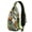 Hawaii Palm Tre, variant on Tropical Sunset Sling Bag, Lightweight Crossbody Daypack with Ocean Palm Tree Design, Fashionable Backpack for Summer Travel and Commute