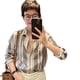 thumbnail image 3 of Camisas de seda 100 % auténtica, blusas de mujer a rayas de manga larga de primavera 2024, blusas de mujer a la moda, blusas de alta calidad, 3 of 5