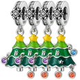 thumbnail image 1 of Arbol navideño dije con estrella XmasTree04 4Pzas Plata S925 Chapa Colgante Fijo Árbol/Esferas Plata/Multicolor Caja Bla, 1 of 3
