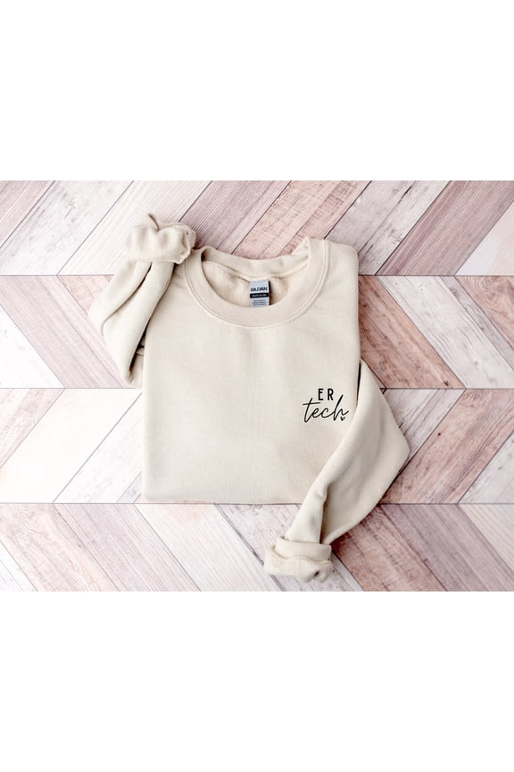 ER Tech Sweatshirt, ER Tech Crewneck, Emergency Room Technician Sweatshirt, Er Tech Shirt, Er Tech Gift, er nurse sweatshirt, Er Nurse Shirt SWEATSHIRT All Size S-5XL