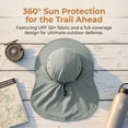 thumbnail image 4 of Tirrinia Sun Blocker Sun Hats for Men with Neck Flap and Wide Brim for Outdoor Camping, Hiking, Hunting, and Fishing, Sun Hat for Men, 4 of 8