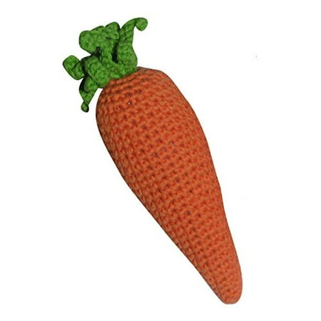 Carrot Rattle - Cheengoo Stick Rattle Carrot