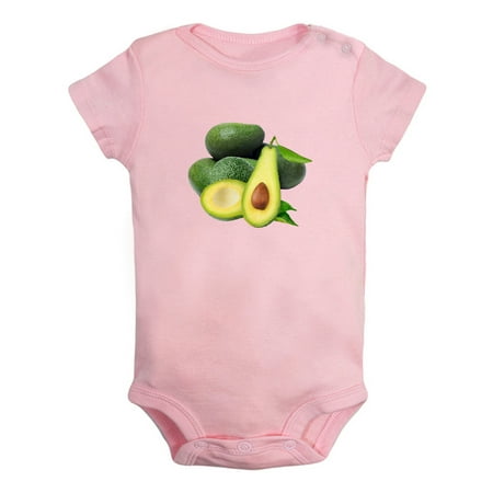 

Fruit Avocado Image Print Rompers For Babies Newborn Baby Unisex Bodysuits Infant Jumpsuits Toddler 0-24 Months Kids One-Piece Oufits (Pink 18-24 Months)