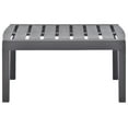 thumbnail image 3 of vidaXL Patio Table Rectangular Side Table Outdoor Garden Furniture Plastic, 3 of 16