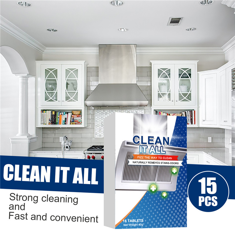 VeliToy Heavy Oil Cleaning Agent Effervescent Tablets Powerful