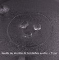 thumbnail image 4 of 12.5" Microwave Turntable Glass Plate Replacement For Panasonic 12570000008334 & Frigidaire 5304509437 - Y-Bottom General, Heat-Resistant & Universal Fit (12.5 Inch), 4 of 5