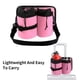 thumbnail image 4 of Portavasos de viaje para equipaje reutilizable, entradas, tazas de café, pasaportes, carrito de bebidas para Rosado Yuyangstore Portaequipajes, 4 of 8