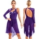 thumbnail image 3 of Vestido de baile de jazz para mujer, traje de patinaje artístico, traje de actuación de baile latino de tango lírico, vestido de salón moderno de manga larga, 3 of 5