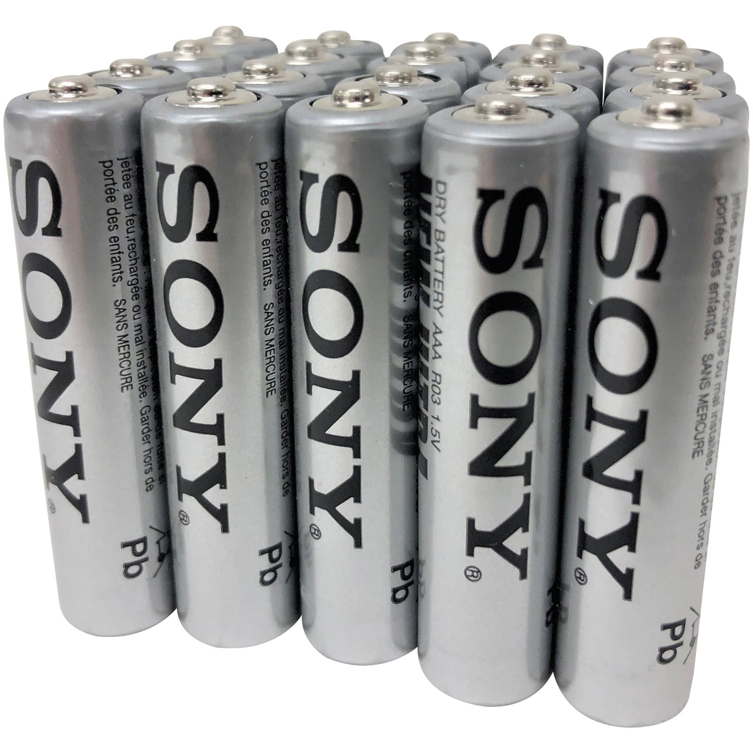 Sony R03NUB20A AAA Ultra HeavyDuty Batteries (20 Pack)