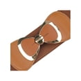 thumbnail image 2 of INSPIRE CHIC Women's Belt Bow Buckle Elastic Waist Seal Belts Fashion Versatile for Dresses Blouse 70x6cm/27.6x2.4" Camel, 2 of 6
