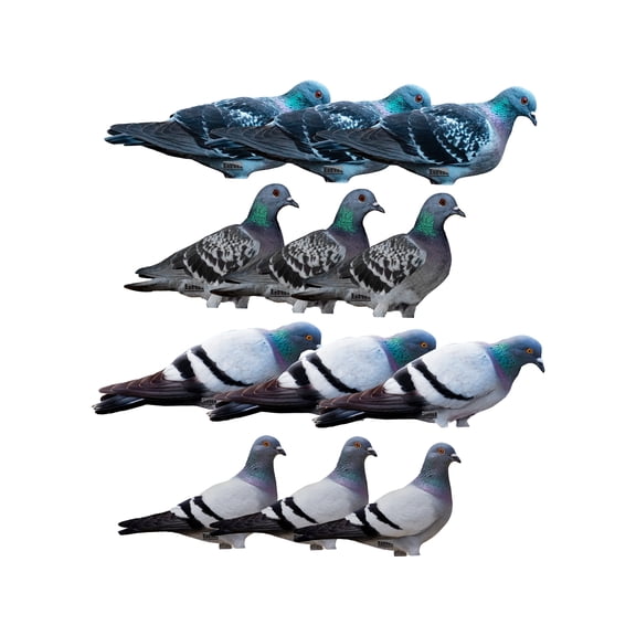 GHG Pro Grade Silhouette Pigeon Decoys 12PK