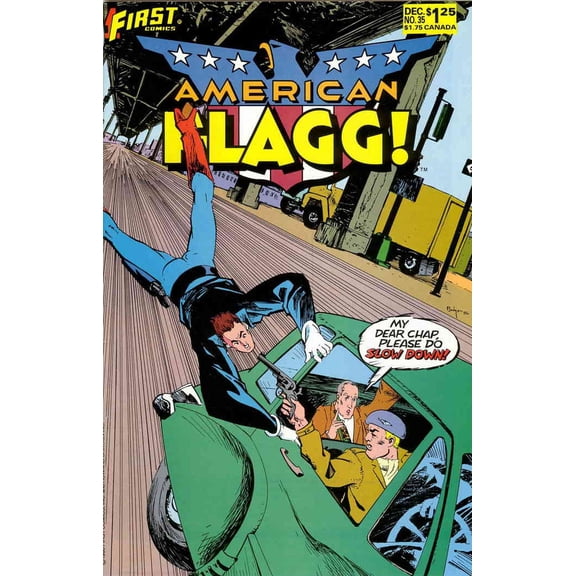American Flagg #35 VF ; First Comic Book