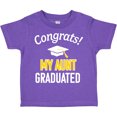 thumbnail image 3 of Inktastic Congrats My Aunt Graduated with Cap Boys or Girls Toddler T-Shirt, 3 of 5