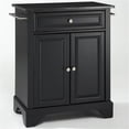 thumbnail image 5 of LAFAYETTE SOLID BLACK GRANITE TOP PORTABLE KITCHEN ISLAND IN BLACK FINISH, 5 of 7