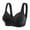 Black, variant on Utoimkio Sports Bras for Women Woman's Solid Color Comfortable Hollow Out Perspective Bra Underwear No Underwire