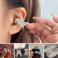 thumbnail image 3 of Rhinestone for Clip on Earbuds Open Ear, Earbuds Rhinestone Accessories, Elegant Decorative Earphone Accessories, Removable Exquisite DIY Decorations, 3 of 9
