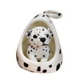 thumbnail image 4 of MERIGLARE Dog Stuffed Animals Doll, Simulation, Removable House, Cute Plush Dog House Puppy Plush Toy for Decoration Kids Birthday Gift Spotted Puppy, 4 of 8