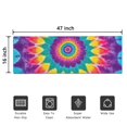 thumbnail image 5 of Rainbow Tie Dye Radial Pattern Door Rugs,Washable Non Slip Door Mats Indoor,Decorative Door Mats,Entry Mat Indoor for Entrance,Bedroom,Kitchen,Bathroom,16"x47", 5 of 6