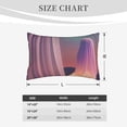 thumbnail image 4 of Naloa Dreamy Moonlit Window Pillowcase, Throw Pillowcase, Wrinkle-Free, Stain-Resistant with Hidden Zipper for Bedroom Sofa-20"x30", 4 of 6