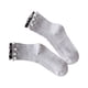 thumbnail image 3 of 1 par de medias de algodón de tubo mediano, calcetines de perlas de encaje japonés, calcetines de pila, calcetines de señora para estudiante, niña (gris claro), 3 of 4