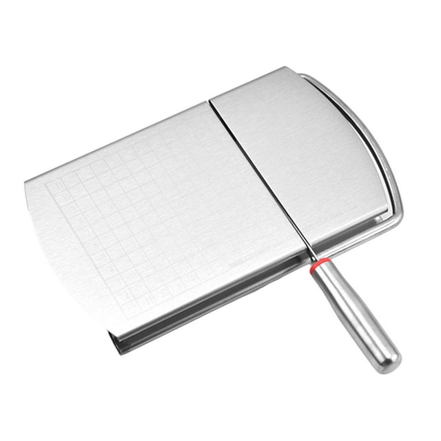 DOLITY Stainless Steel Cheese Slicer Gift Heavy Duty Cheese Slicer Cutting Board Cheese