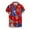 Red, variant on Big and Tall Regular Fit Mens Hawaiian T-Shirts Trendy Summer Short Sleeve Tropical Floral Pattern Graphic Holiday Vacation Beach Tees Tops with Pockets Red XL