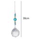 thumbnail image 2 of Luz diurna de cristal, colgante de prisma de bola de cristal transparente para decoración del jardín del hogar, 2 of 5