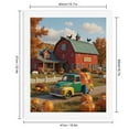 thumbnail image 2 of Paint By Numbers Kit for Adults Beginner - Autumn Farm Truck Pumpkins Harvest DIY Canvas Painting Kits for Adults, Frameless Paint By Number for Adults for Home Wall Decor 16x20 Inch, 2 of 7