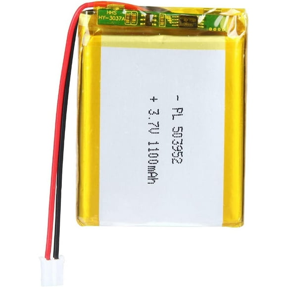 AIR-3.7V 1100mAh 503952 Lipo battery Rechargeable Lithium Polymer ion Battery Pack with JST Connector