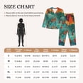 thumbnail image 4 of Disketp Whimsical Forest Scene Pajamas Set Long Sleeve Sleepwear Womens Button Down Nightwear Pj Sets-{designName}-Medium, 4 of 7