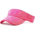 thumbnail image 2 of Dalrosia Glitter Visor Shiny Rhinestones Sport Golf Adjustable Summer Cap Golf Sun Visor Caps for Golf Tennis Cycling Running, 2 of 8