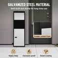 thumbnail image 3 of Package Drop Box – Anti-Theft Secure Mailbox with Code Lock, Galvanized Steel, Weather-Resistant Wall Mount for Porch – Black or White, 3 of 6
