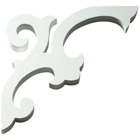 

1 W x 11 1/2 D x 12 1/4 H Urethane Bracket Scalloped