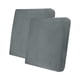 thumbnail image 1 of 2 piezas de fundas de cojín para sofá individual, funda deslizante para sofá y sillón, gris, 1 of 6