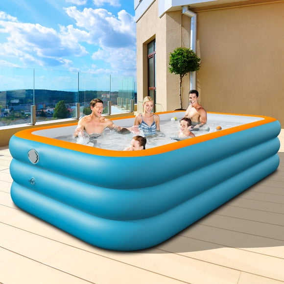 1pc Inflatable Swimming Pool, Thickened Abrasion Resistant Full-Sized Swimming Pool With Household Children's Ocean Ball