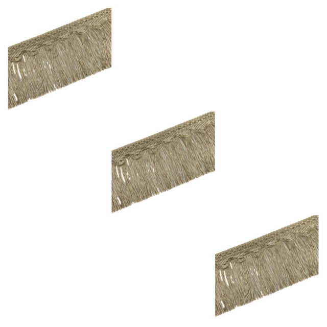 Billuyoard Borla de flecos elegante de poliéster para costura y confección Borla de flecos para coser café gris 18 Type1 NO1