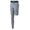 Grey, variant on Men Compression Leggings Gym Sports Running Tights Quick Dry Elastic One Leg Ninth Pants Basketball