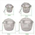 thumbnail image 2 of Reusable Stainless Steel Strainer Steepers For Loose Leaf Teas - Metal Floating Infuser For Home Kitchen Utensil -, 2 of 10