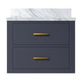 thumbnail image 3 of Castor 24 in W Blue Single Bath Vanity and Acrylic Top, 3 of 10