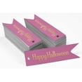 thumbnail image 2 of Inkdotpot Pack Of 100 Real Gold Foil Paper Tags Happy Halloween Halloween Favor Hang Tags, 2 of 6