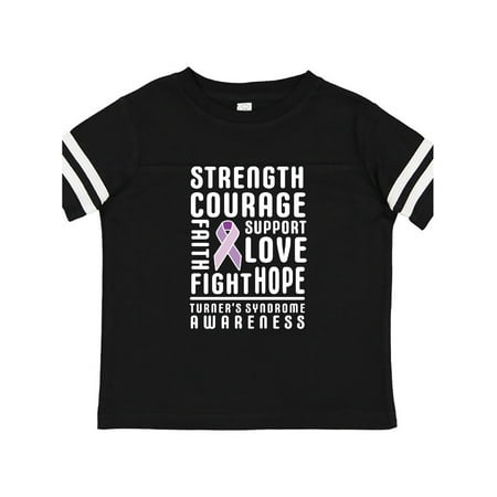 

Inktastic Turners Syndrome Awareness Strength Courage Support Gift Toddler Boy or Toddler Girl T-Shirt
