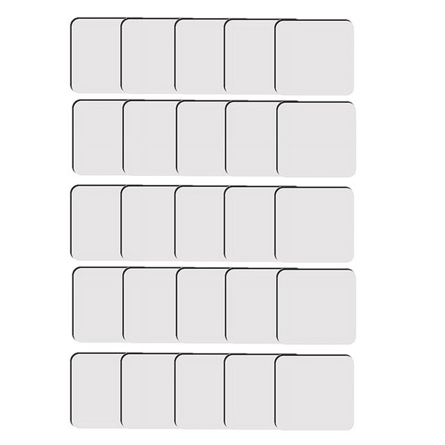 Posavasos cuadrados para sublimación de ckepdyeh, posavasos para sublimación, posavasos redondos para transferencia de calor, 3,5 pulgadas, paquete de 20