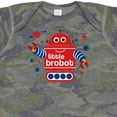 thumbnail image 4 of Inktastic Robot Little Brother Boys Baby Bodysuit, 4 of 5