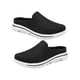 thumbnail image 5 of Toboganes de cubierta de malla Minnieouse para mujer sandalias con suela Blanco negro Talla 42 2piezas, 5 of 6