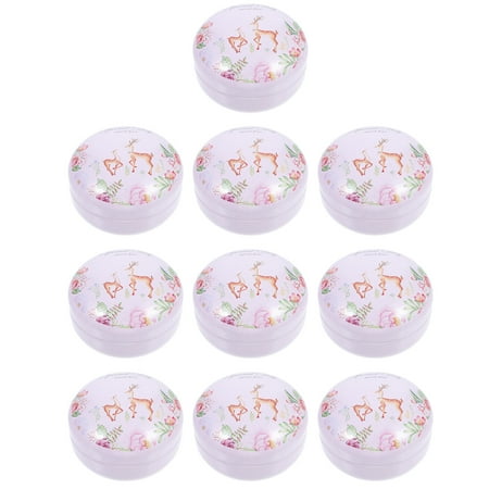 

FRCOLOR 10pcs Delicate Wedding Candy Boxes Wedding Candy Tins Wedding Candy Cans