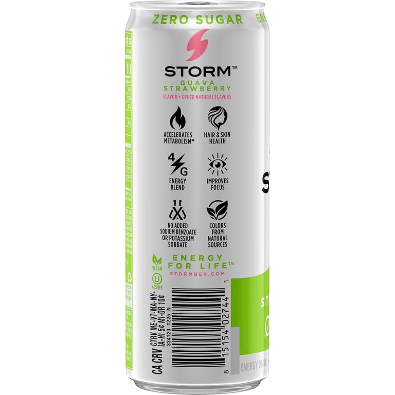 Reign Total Body Fuel, Storm Variety Pack, 12 oz Cans, Pack of 16