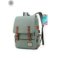 thumbnail image 6 of Luxtrada Vintage Laptop Backpack for Women Men, School College Backpack Travel Backpack with USB Charging Port Fashion Backpack (Green), 6 of 12