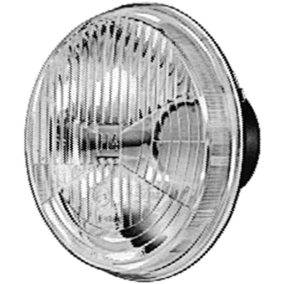 Hella Vision Plus 5-3/4in Round Conversion Headlamp High/Low Beam - Single Lamp